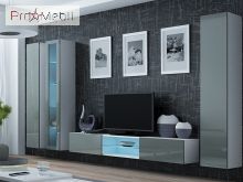 Гостиная 17 Vigo белый матовый/серый глянец Cama