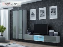 Гостиная 19 Vigo белый матовый/серый глянец Cama