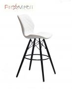 Стілець Nolan Bar BK 75 ЕК білий Onder Mebli