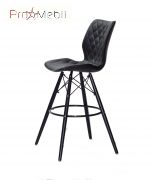 Стул Nolan Bar BK 75 ЭК черный Onder Mebli