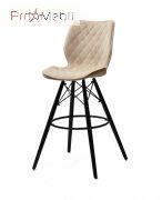 Стул Nolan Б-Т Bar BK 75 ЭК бежевый B-1005 Onder Mebli