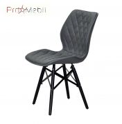 Стул Nolan XXL BK серый 1001 ЭК Onder Mebli