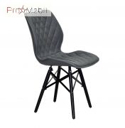 Стул Nolan XXL BK серый 1001 ЭК Onder Mebli