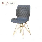 Стілець Nolan GD-ML сірий 1001 ЕК Onder Mebli