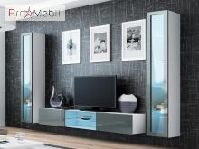 Гостиная 20 Vigo белый матовый/серый глянец Cama