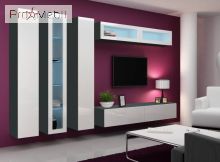 Гостиная 6 Vigo серый матовый/белый глянец Cama