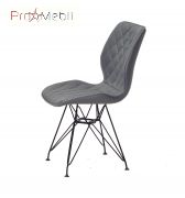 Стілець Nolan BK-ML сірий 1001 ЕК Onder Mebli