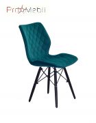 Стілець Nolan Б-Т BK зелений 1003 ЕК Onder Mebli