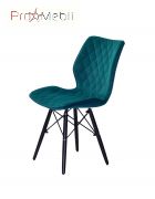 Стілець Nolan Б-Т BK зелений 1003 ЕК Onder Mebli