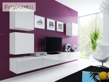 Гостиная 22 Vigo белый матовый/белый глянец Cama