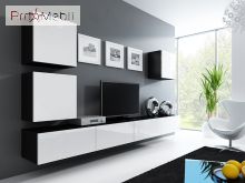 Гостиная 22 Vigo черный матовый/белый глянец Cama
