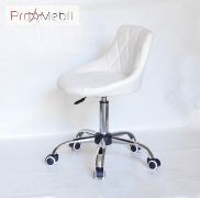 Стілець офісний Foro CH-Office ЕкоШкіра білий Onder Mebli
