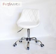 Стілець офісний Foro CH-Office ЕкоШкіра білий Onder Mebli