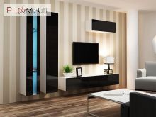 Гостиная 1 New Vigo белый матовый/черный глянец Cama
