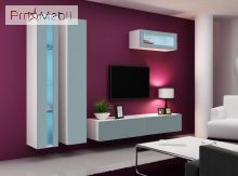 Гостиная 2 New Vigo белый матовый/серый глянец Cama