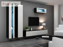 Гостиная 2 New Vigo черный матовый/белый глянец Cama