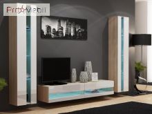 Гостиная 3 New Vigo дуб сонома/белый глянец Cama