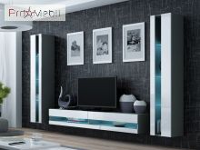 Гостиная 3 New Vigo серый матовый/белый глянец Cama
