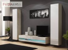 Гостиная 4 New Vigo дуб сонома/белый глянец Cama