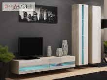 Гостиная 5 New Vigo дуб сонома/белый глянец Cama
