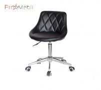 Стул офисный Foro Modern Office ЭкоКожа черный Onder Mebli