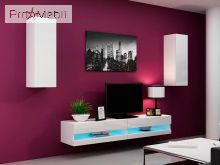 Мини стенка 10 New Vigo белый матовый/белый глянец Cama