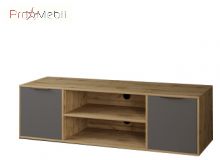 ТВ тумба 2Д Нитро графит Сокме