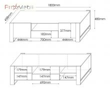 ТВ тумба Wood Cama