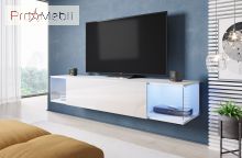 ТВ тумба навісна біла Sky Cama