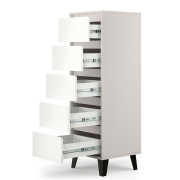 Комод 5S/40 Borg кашемир / белый Mebel Bos