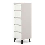 Комод 5S/40 Borg кашемир / белый Mebel Bos