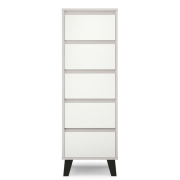 Комод 5S/40 Borg кашемір / білий Mebel Bos