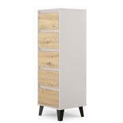 Комод 5S/40 Borg кашемір / дуб артізан Mebel Bos