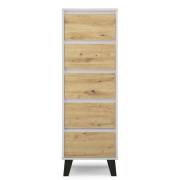 Комод 5S/40 Borg кашемір / дуб артізан Mebel Bos