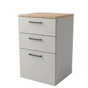 Тумба офісна WS-750-2SM-1B Work Space попелястий Loft Design