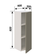 Шафка верхня В40 L/R (h-920) кухня Роуз Світ Меблів