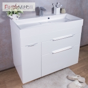 Тумба для ванної з умивальником підвісна Bermuda-2 Vitold 900C Fancy Marble