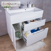 Тумба для ванної з умивальником підвісна Bermuda-2 Vitold 900C Fancy Marble
