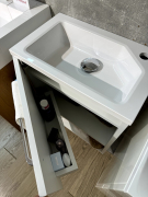 Тумба для ванної з умивальником підвісна Ion 500 Fancy Marble