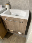 Тумба для ванної з умивальником підвісна Ion 500 Fancy Marble