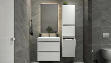 Пенал у ванну кімнату Borneo-2 350 Fancy Marble