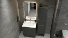Пенал у ванну кімнату Borneo-2 350 Fancy Marble