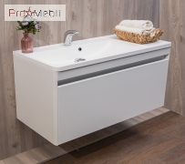 Тумба для ванної з умивальником підвісна Aspen Fancy Marble