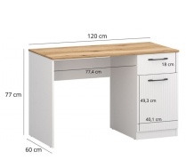 Стіл письмовий 1D1S/120 Velutto Mebel Bos