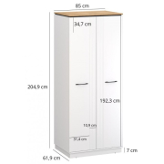 Шафа 2D Velutto Mebel Bos