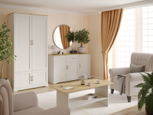 Вітрина низька 2D1W1S Soretto Mebel Bos