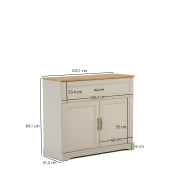 Комод 2D1S Soretto Mebel Bos