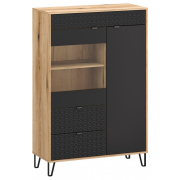 Витрина 1D1W2S Bellano Mebel Bos
