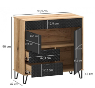 Комод 2D2S Bellano Mebel Bos