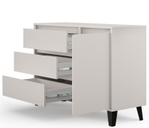 Комод 1D3S Borg кашемір Mebel Bos